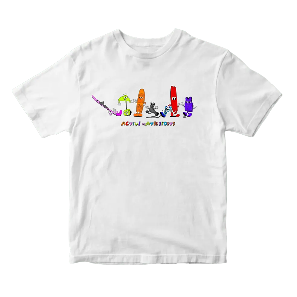 AWS Kid's "Buddies" Tee - White