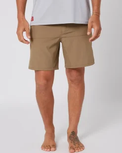 Follow All Day Shorts - Deep Taupe