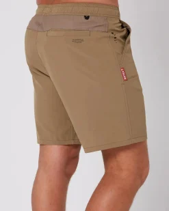 Follow All Day Shorts - Deep Taupe