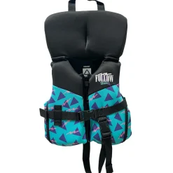 Follow Grommy Infant CGA Jacket - Black/Teal (0 - 30 LBS)