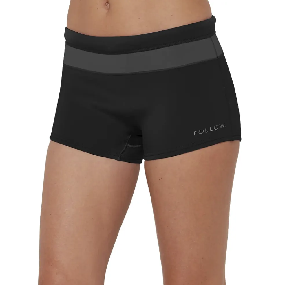 Follow Ladies Wetsuit Shorts - Black