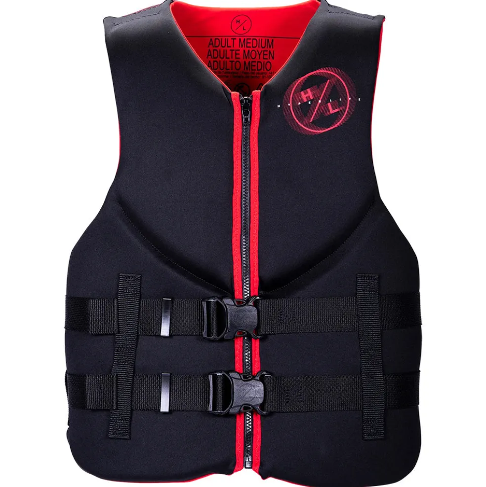 Hyperlite Indy Men's CGA Life Vest - Black/Red