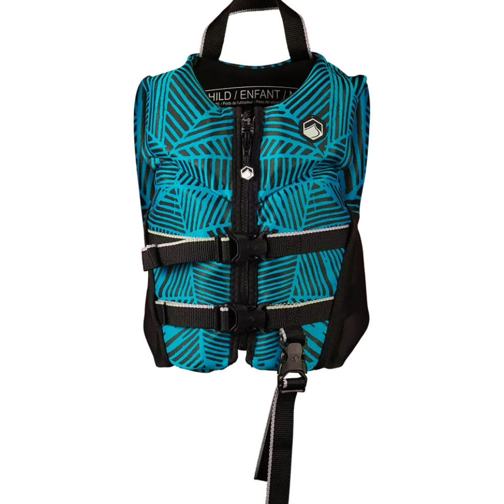 Liquid Force Fury Kids CGA Life Vest - Blue/Black(33 - 55 LBS)