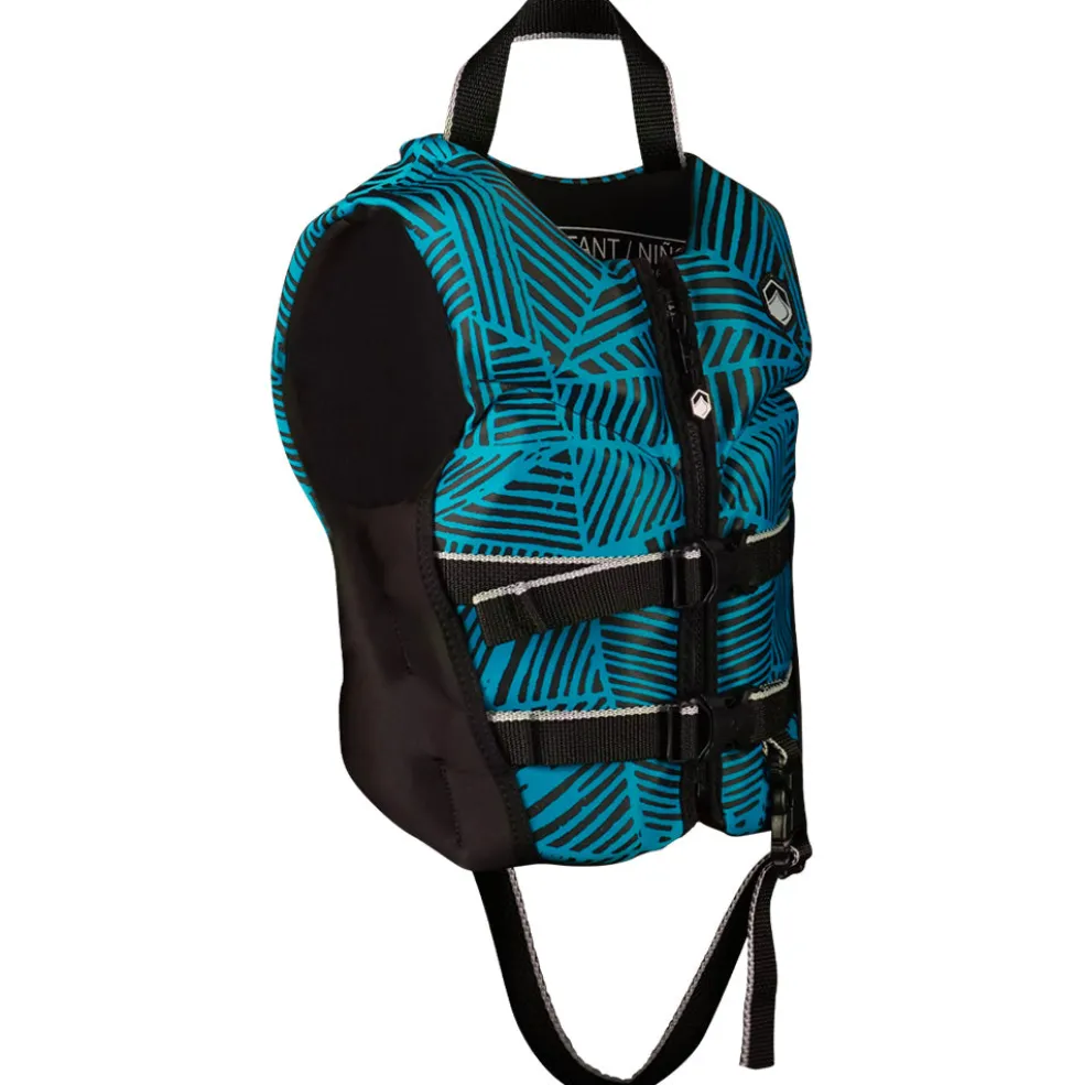 Liquid Force Fury Kids CGA Life Vest - Blue/Black(33 - 55 LBS)