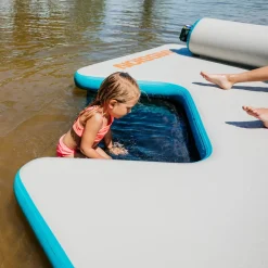 MISSION Reef Lite Lounge Inflatable Water Mat (6.5' x11.5' x 6')