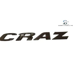 Moomba CRAZ Black Chrome, Transom Decal (116055)