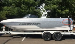 Moomba CRAZ Chrome, Transom Decal (116054)