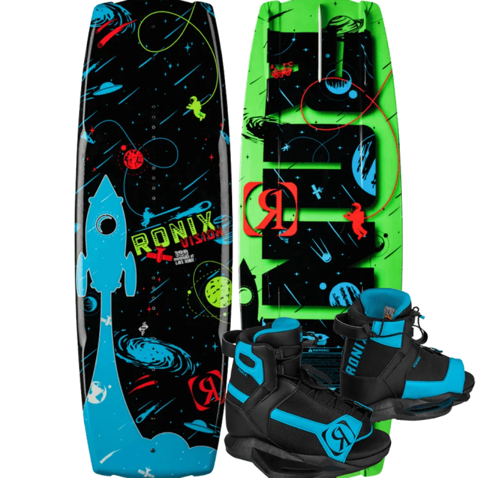 Ronix Kid's Vision Wakeboard | Vision Bindings 2026