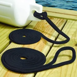 Seachoice Fender Lines 3/8" x 6' (Black)
